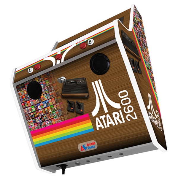 Wall Mounted 2 Player Arcade Machine - Atari Themed